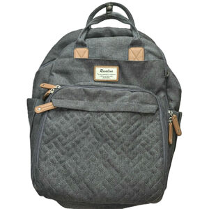 Women's Ruvalino Baby Bag One Size Gray Brown Diaper Backpack